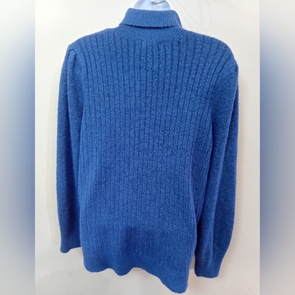 Reitmans Deep Blue Cowl Neck Sweater - Picture 2 of 6
